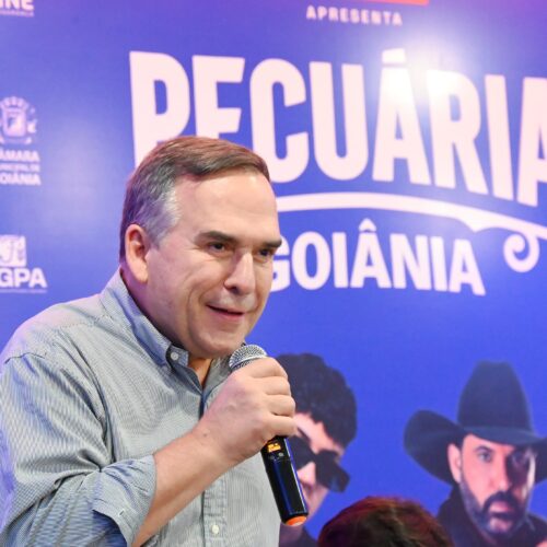 Legenda: Prefeito Mabel participa do lançamento da 78ª Exposição Agropecuária de Goiás, que terá entrada gratuita