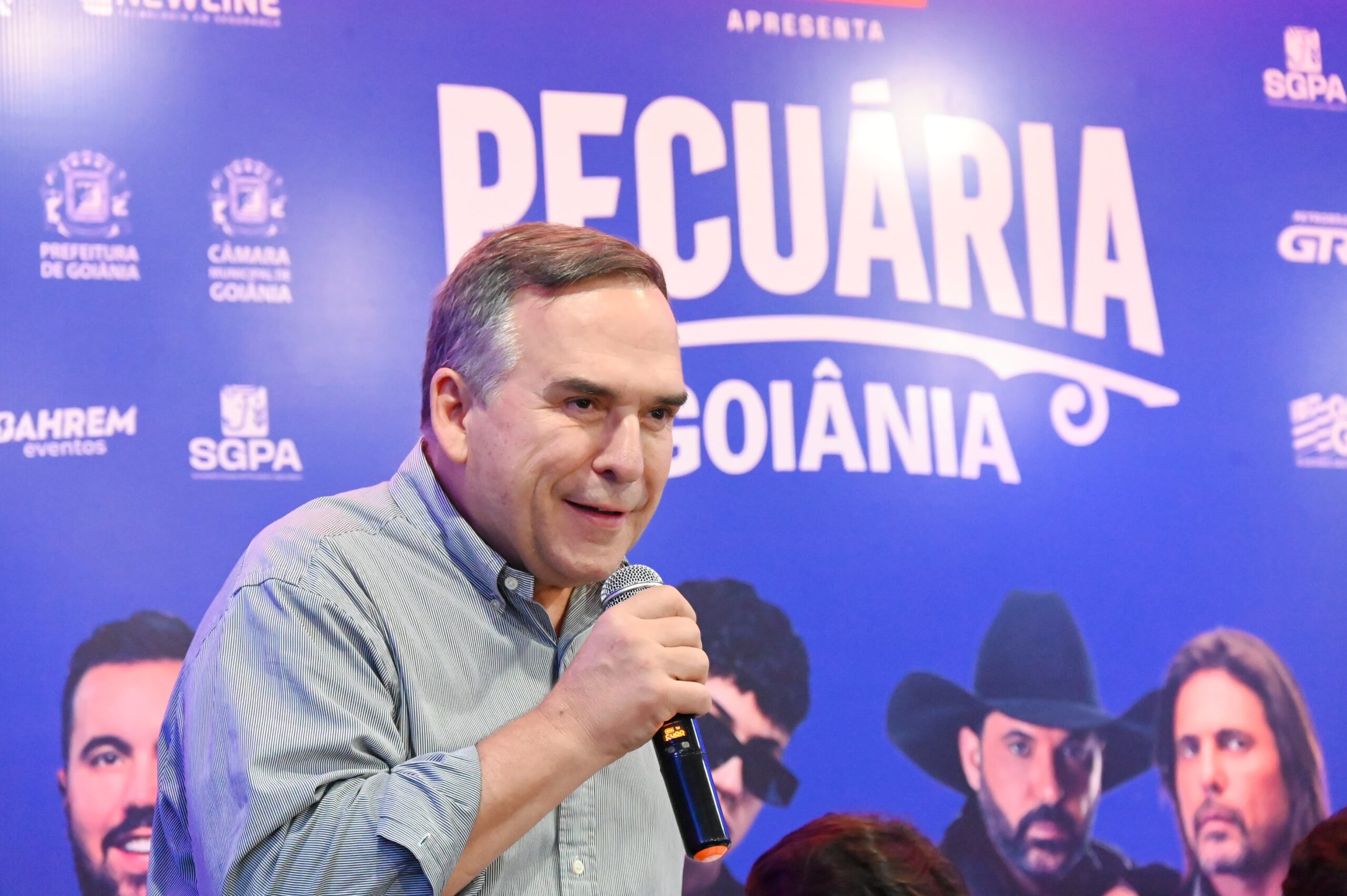 Legenda: Prefeito Mabel participa do lançamento da 78ª Exposição Agropecuária de Goiás, que terá entrada gratuita