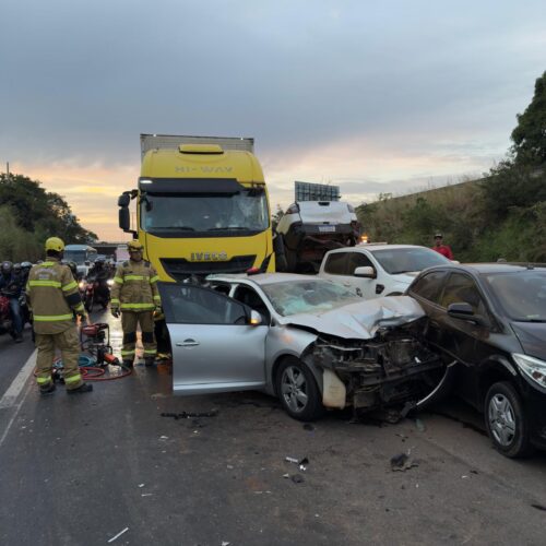 Acidente na BR-153. Foto: CBMGO