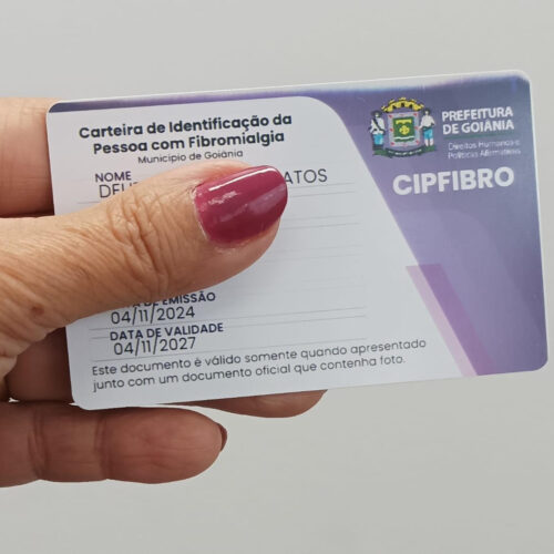 A carteirinha digital de fibromialgia pode ser solicitada no site da Prefeitura. Foto: Semasdh