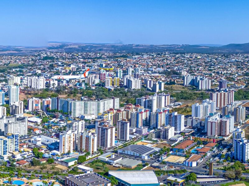 Cidade de Caldas Novas. Foto: DroneX