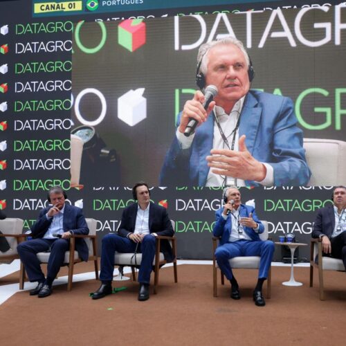 Ronaldo Caiado participou do painel “Governadores do Agro” na Global Agribusiness, em São Paulo. Foto: Júnior Guimarães