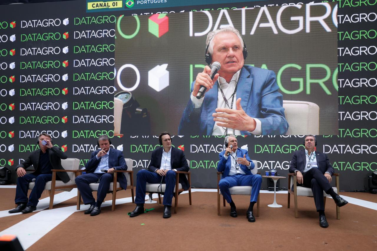 Ronaldo Caiado participou do painel “Governadores do Agro” na Global Agribusiness, em São Paulo. Foto: Júnior Guimarães