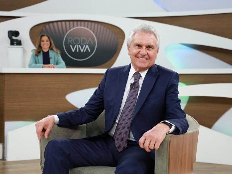 Ronaldo Caiado no programa Roda Viva. Foto: Reprodução/TV Cultura