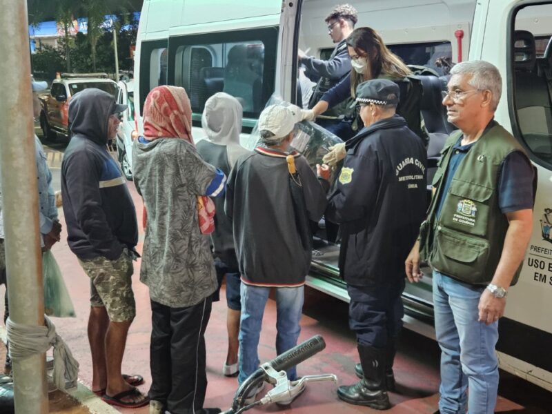 Em cinco dias, Prefeitura de Goiânia atende quase 800 pessoas em situação de rua. Foto: Semasdh