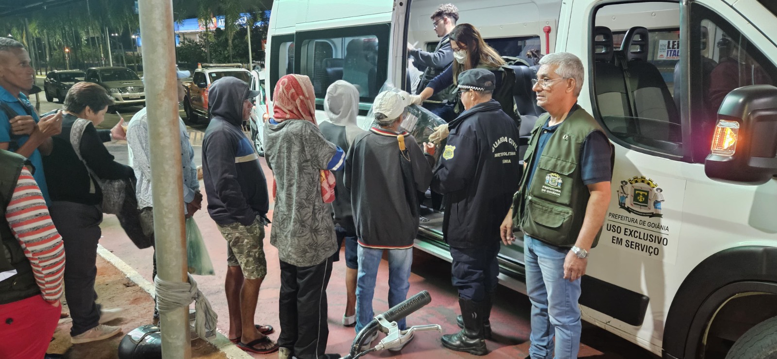 Em cinco dias, Prefeitura de Goiânia atende quase 800 pessoas em situação de rua. Foto: Semasdh