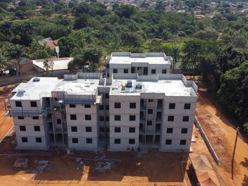 Moradias populares de Aparecida. Foto: Divulgação/Secom