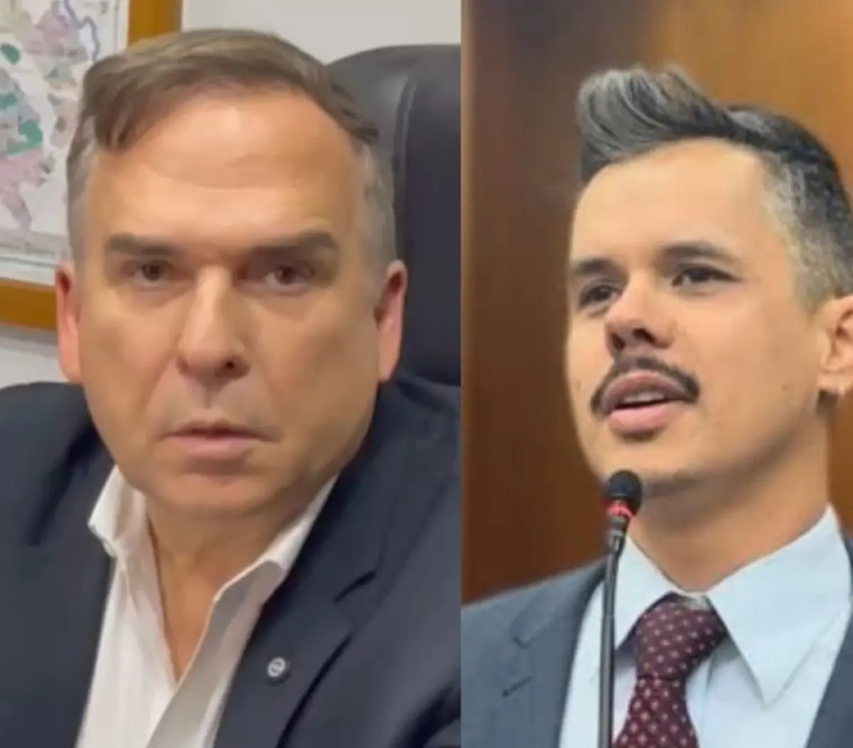 Prefeito citou advogado e vereador reagiu Fotomontagem arquivo