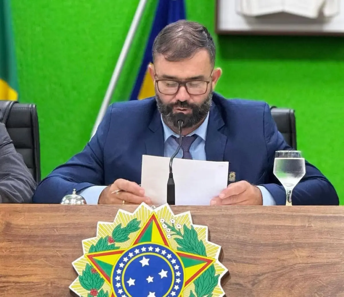 Em Aragoiânia, vereador Leandro Vaz foi condenado por importunação sexual e está recorrendo Foto reproução redes sociais Câmara de Aragoiânia