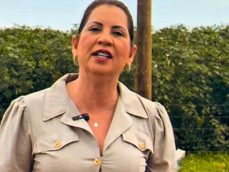 Prefeita de Piracanjuba - Lenízia Canêdo - Reprodução