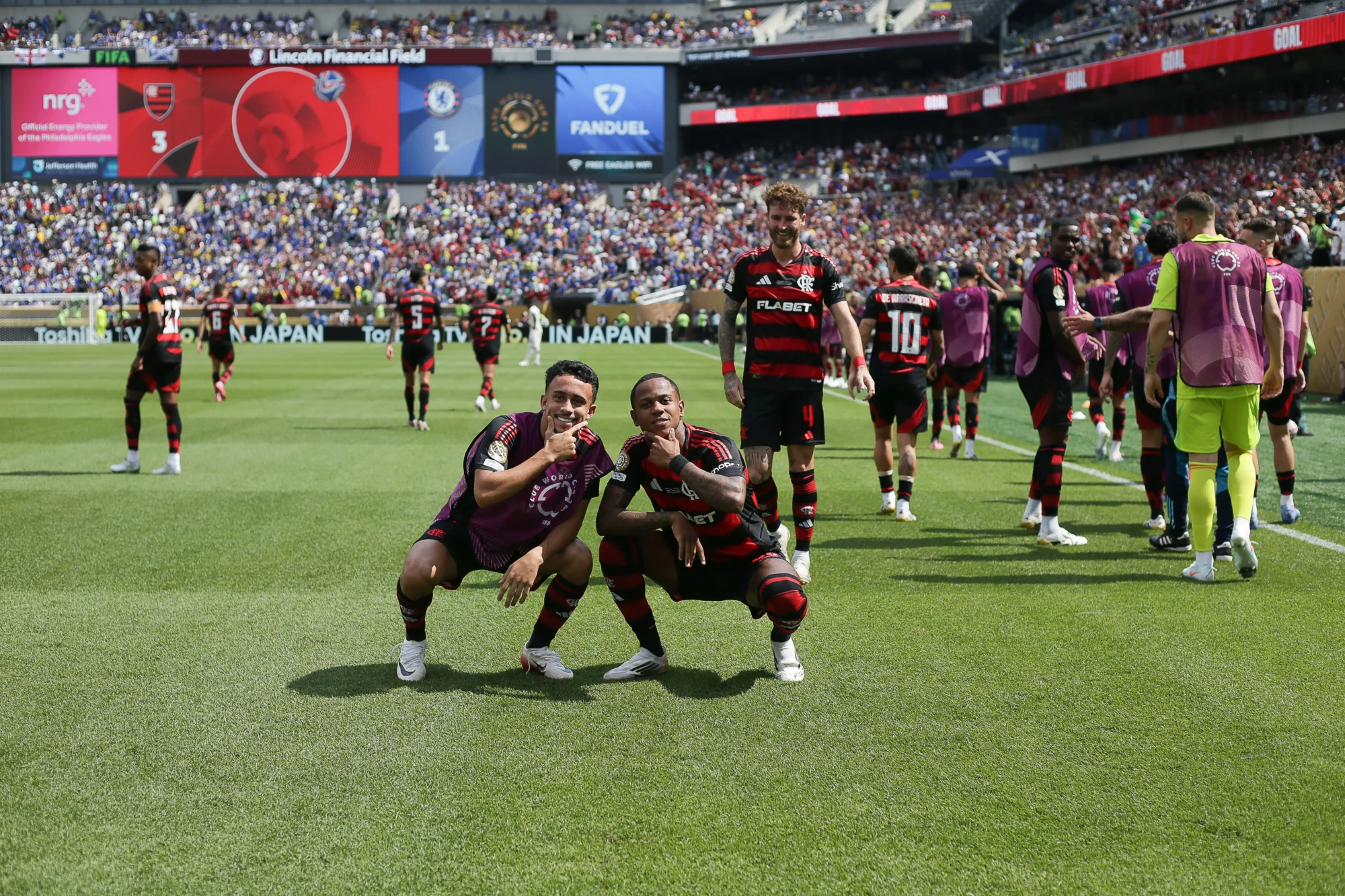 Flamengo vence o Chelsea (Foto - Gilvan de Souza/Flamengo)