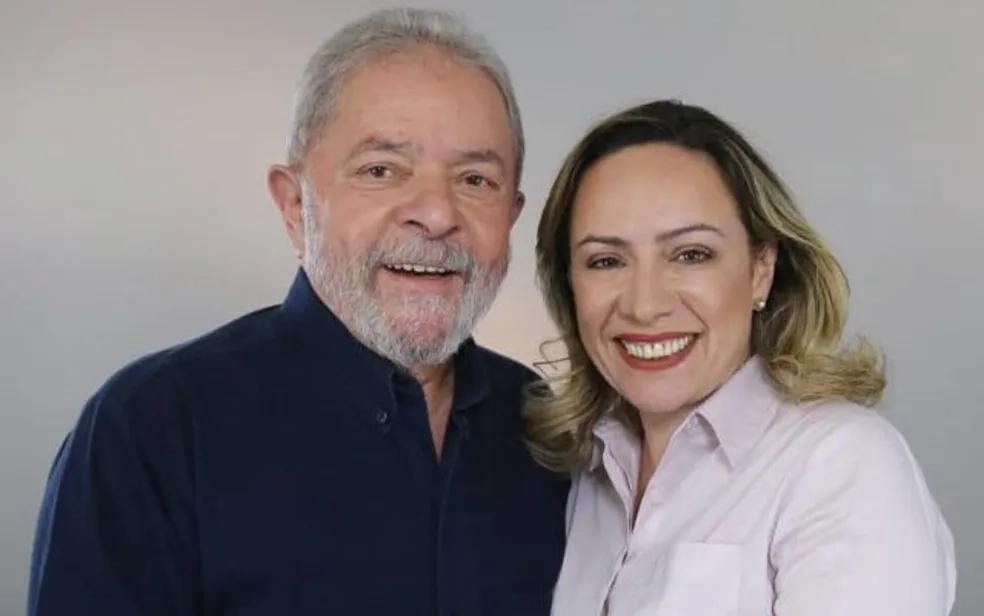 Lula participa de ato em Goiânia ao lado de Adriana Accorsi nesta quinta (17)
