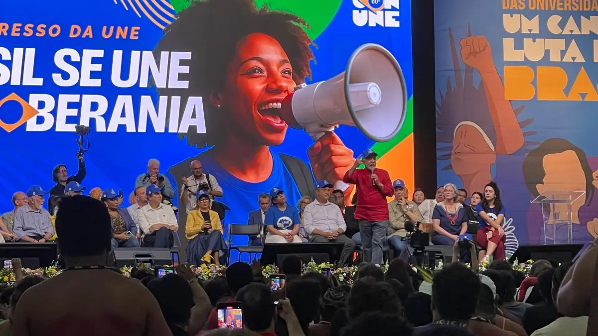 Presidente apela a movimento estudantil para fortalecer a base em 2026 Foto Altair Tavares DG