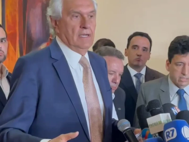 Caiado anunciou medidas assim que voltou do Japão Foto DG