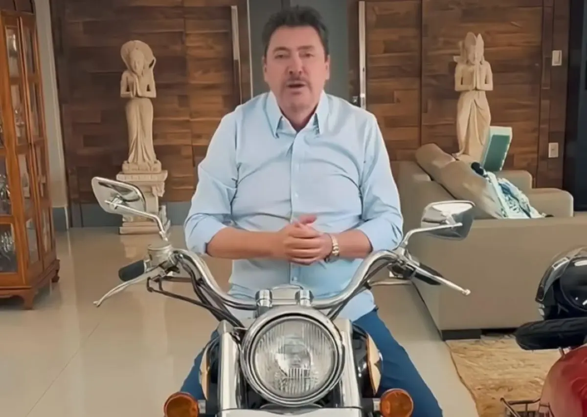 Senador Wilder Moraes convoca para motociata por Bolsonaro em meio ao tarifaço Foto reprodução redes sociais