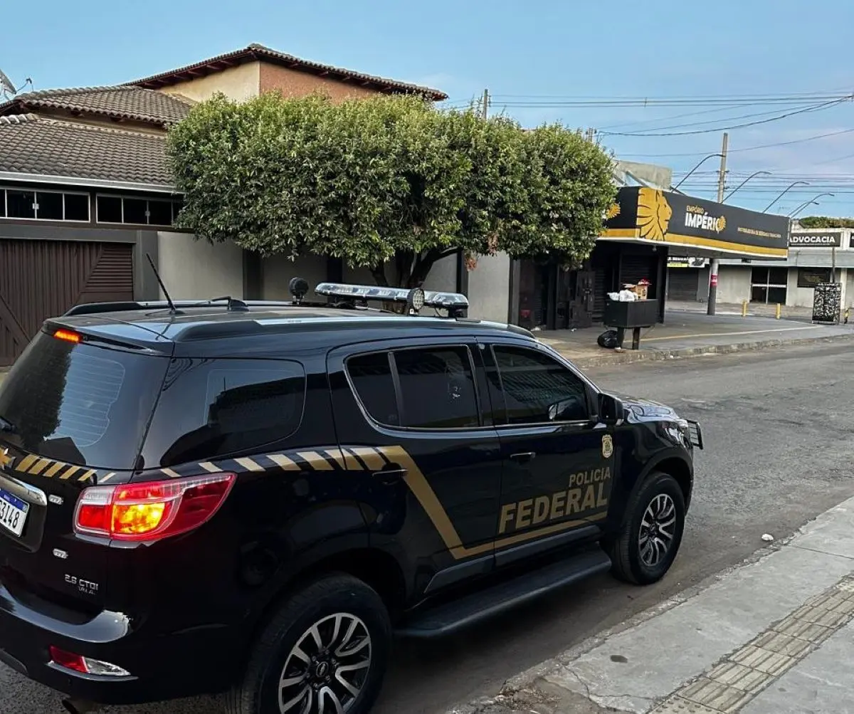 PF fez busca e apreensão em Goiânia nesta quinta contra suspeito de fraudar INSS Foto divulgação PF