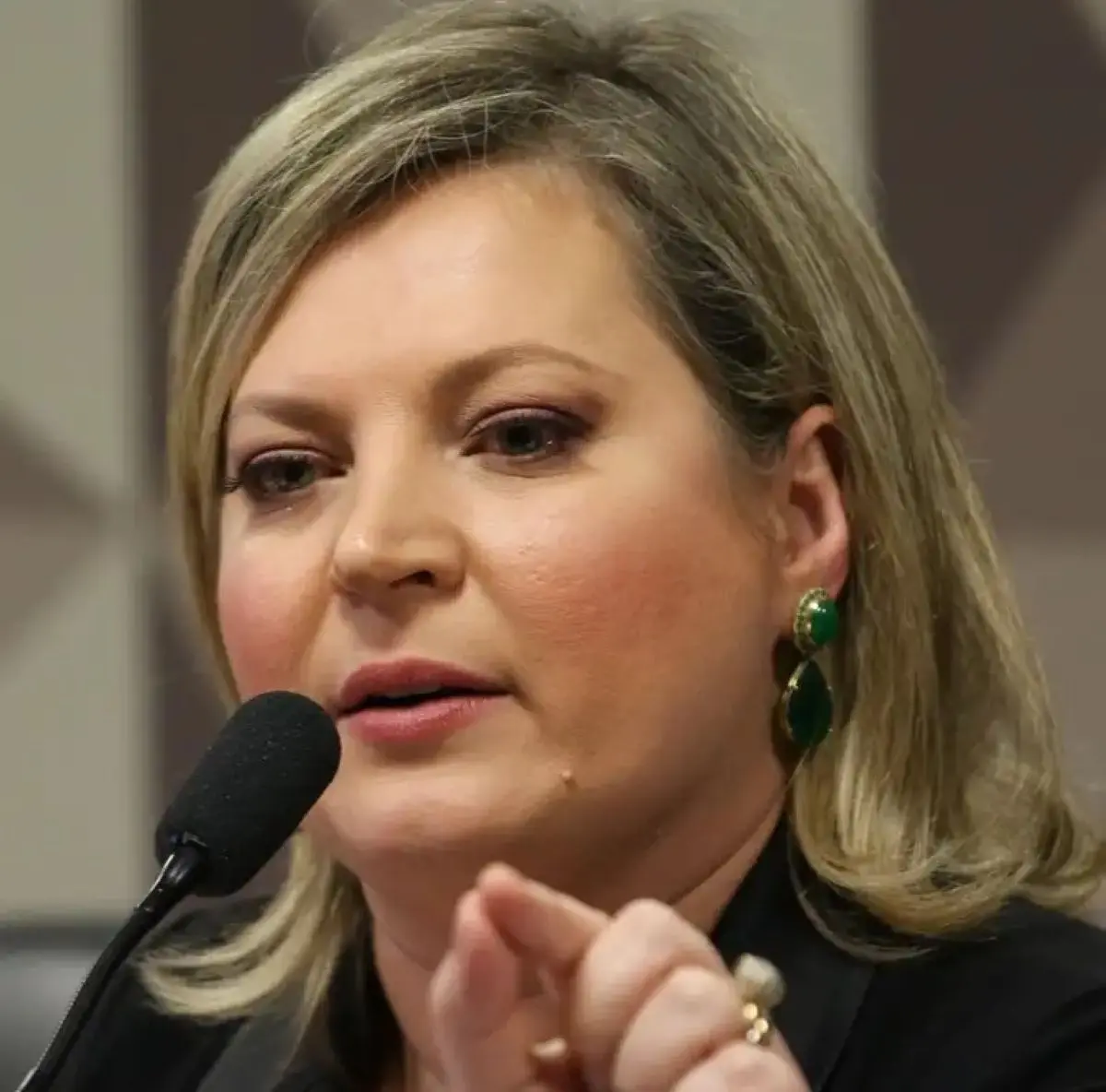 Joice Hasselman na CPI Foto Fábio Pozzebom Agência Brasil