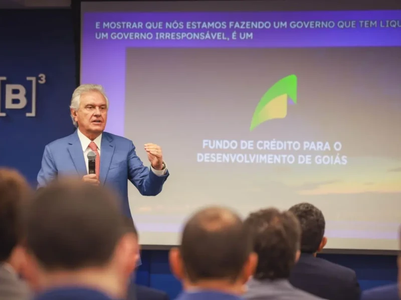 Caiado lançou programa na B3 nesta terça feira Foto Hegon Corrêa