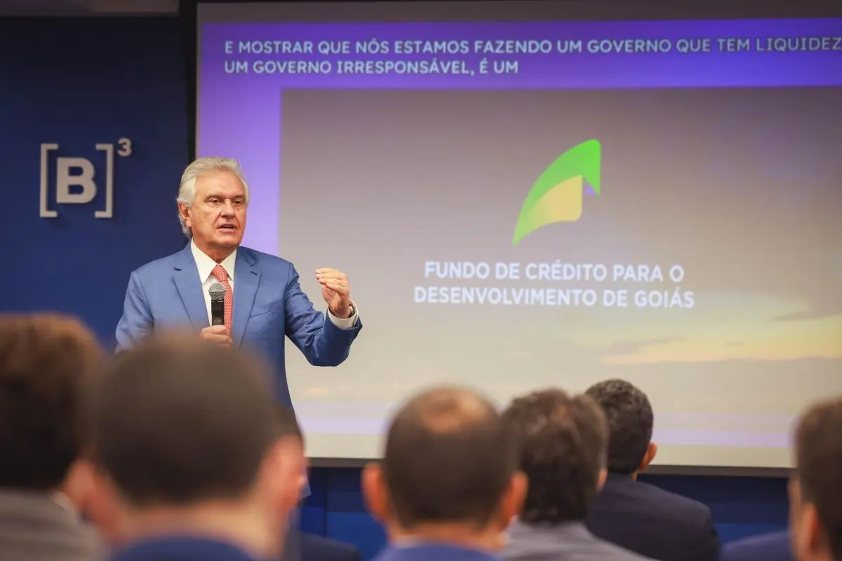 Caiado lançou programa na B3 nesta terça feira Foto Hegon Corrêa