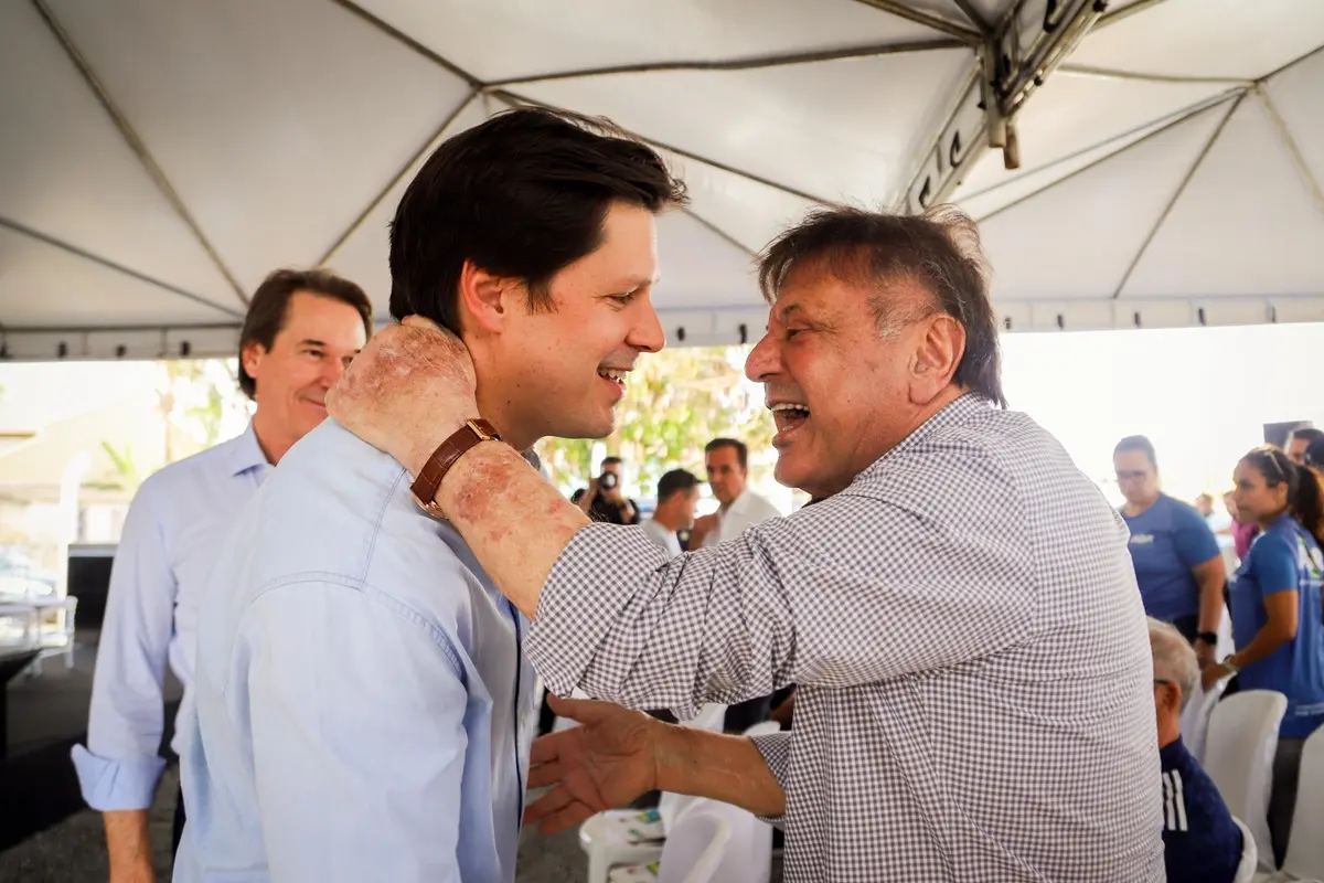 adib elias e daniel vilela em evento político em aparecida de goiânia