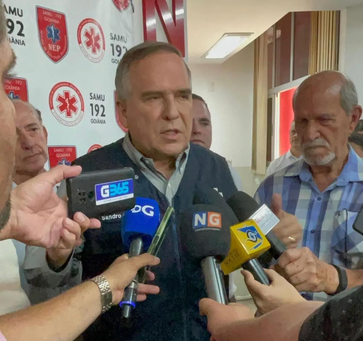 Prefeito descartou terceirização e falou da reestruturação do SAMU Foto DG