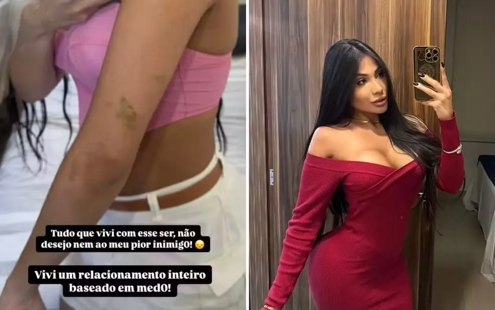Cantora Havena denuncia agressões do influenciador fitness Glauber Sousa em Goiânia
