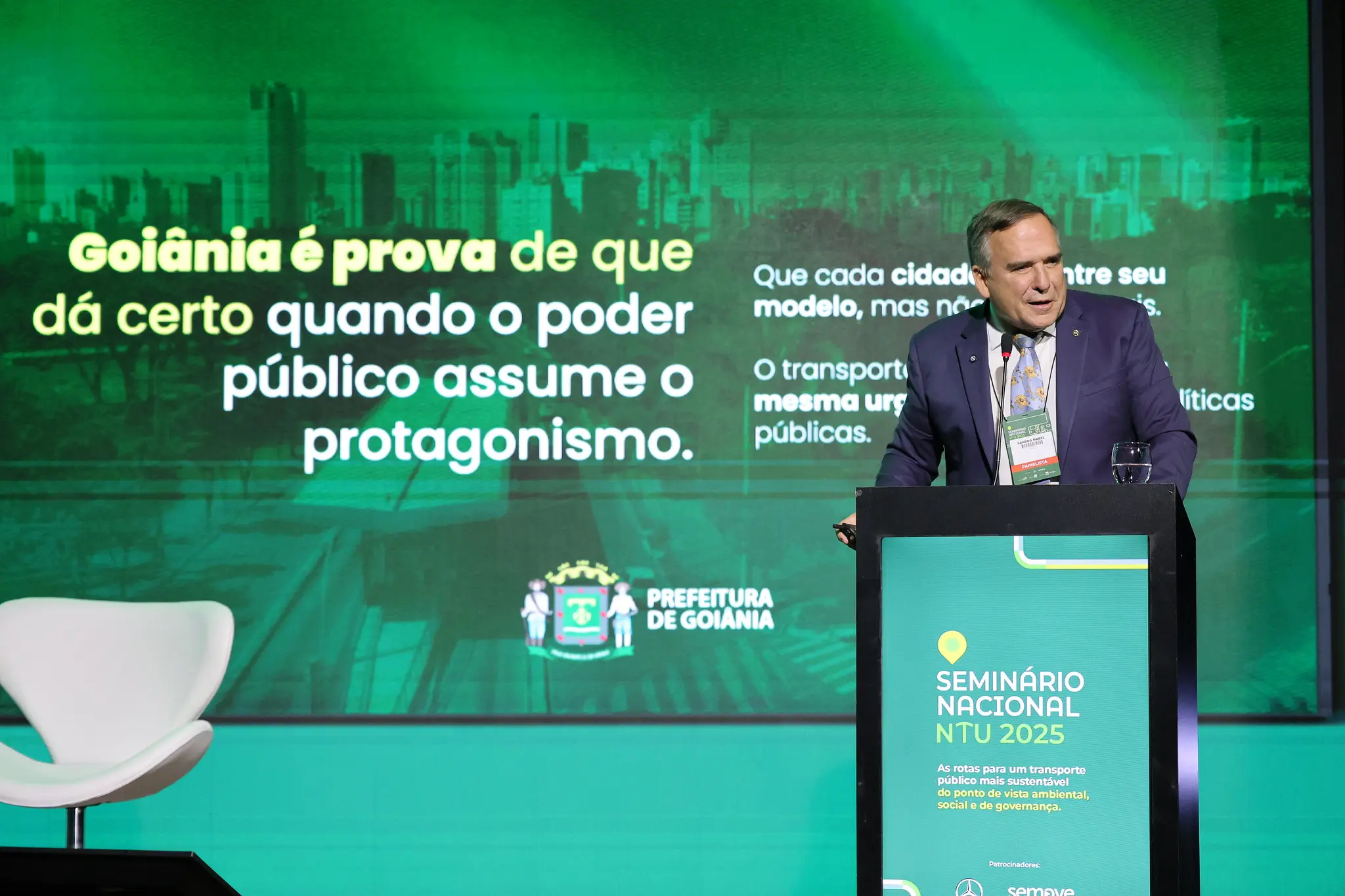 Palestra Master do Seminário Nacional da NTU realizada na manhã do dia 12082025.