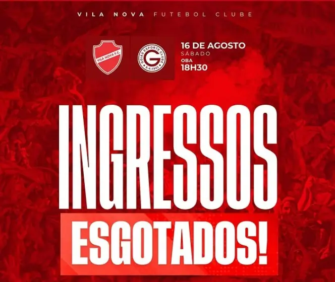 Ingressos esgotados