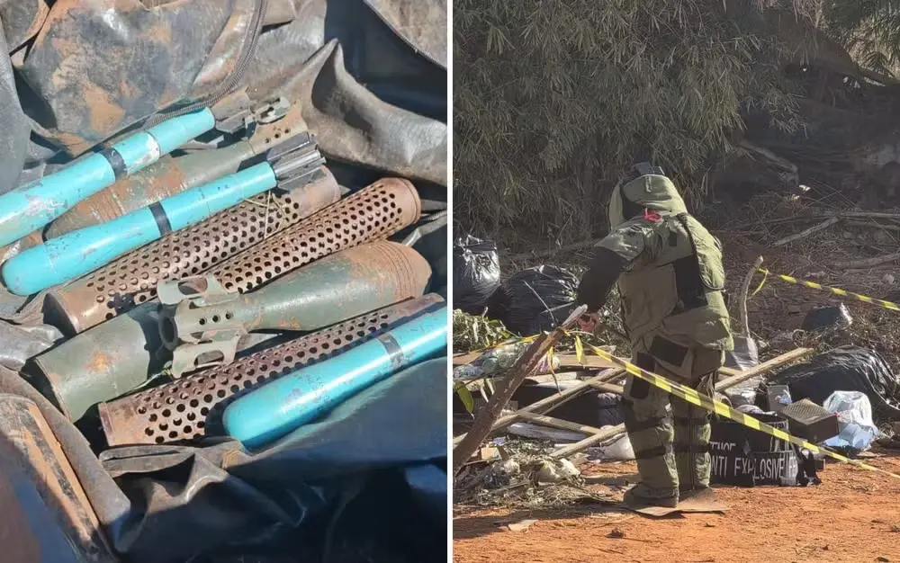 Polícia detona explosivos de grande calibre encontrados em setor de Goiânia