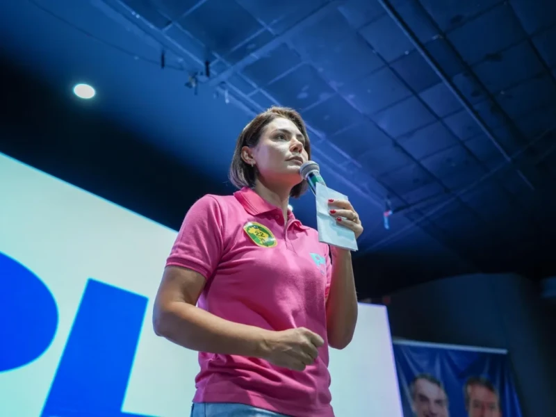 Michelle Bolsonaro em evento do PL Mulher_divulgação PL