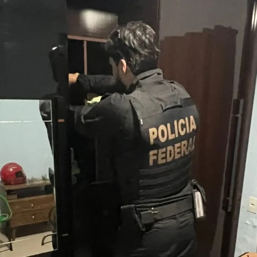 Operação da PF fez buscas em Caçu e Goiânia Foto divulgação PF