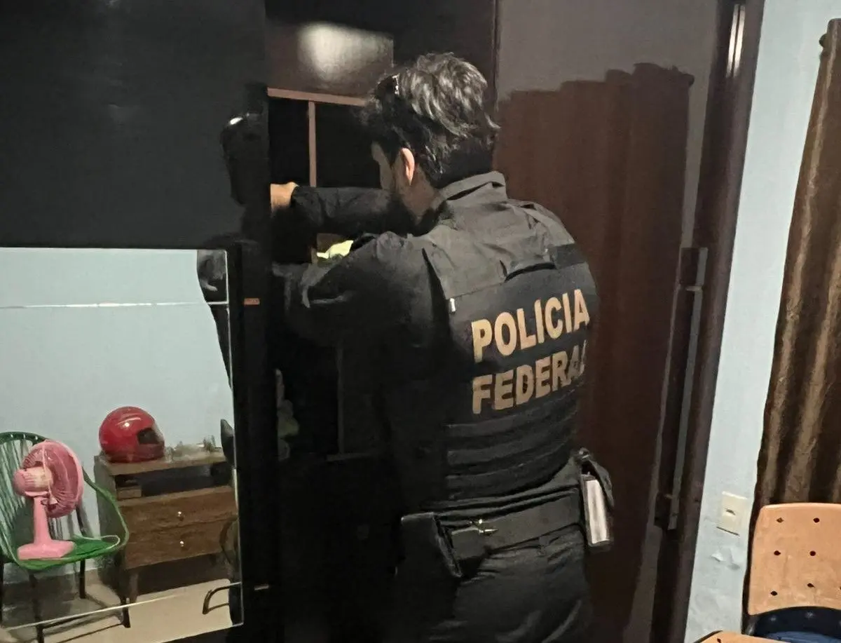 Operação da PF fez buscas em Caçu e Goiânia Foto divulgação PF