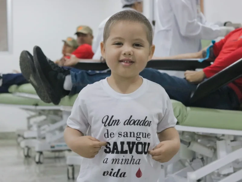 Doação de sangue - Divulgação Araújo Jorge