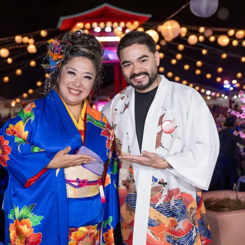 A cantora Karen Ito e o apresentador Yudi Tamashiro estarão presentes na 23ª Edição do Bon Odori.