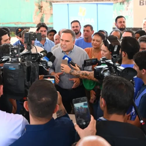 Prefeito lançou obras da primeira etapa do programa Foto Alex Malheiros Secom Goiânia