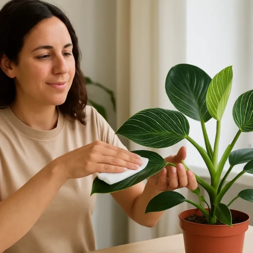 Filodendro birkin 4 truques para manter folhas lisas e firmes