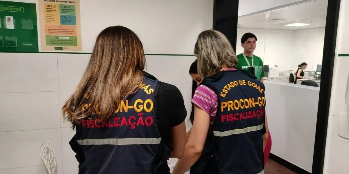 Procon estadual autuou Unimed Goiânia após reclamações e fiscalização Foto divulgação Procon Goiás