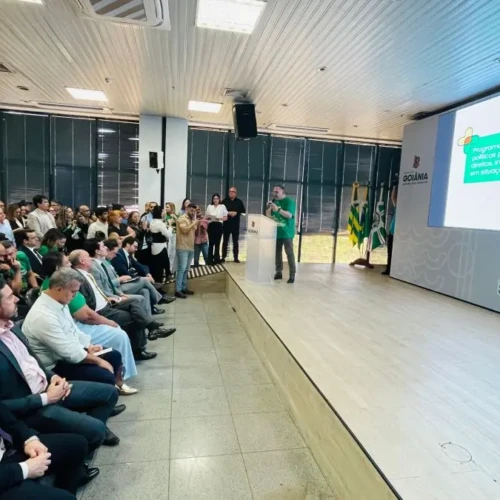 Programa Goiânia + Humana foi apresentado por Sandro Mabel Foto Altair Tavares DG