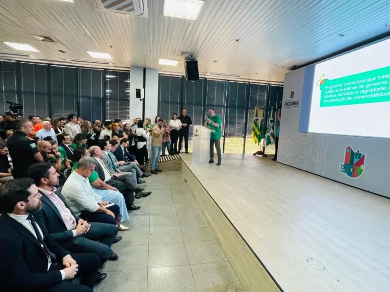 Programa Goiânia + Humana foi apresentado por Sandro Mabel Foto Altair Tavares DG