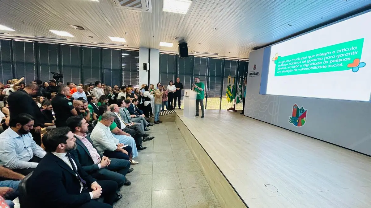 Programa Goiânia + Humana foi apresentado por Sandro Mabel Foto Altair Tavares DG