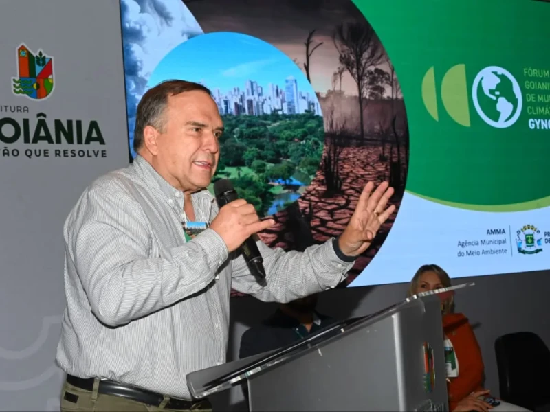Prefeito Sandro Mabel lança 1º Fórum Goianiense de Mudanças Climáticas