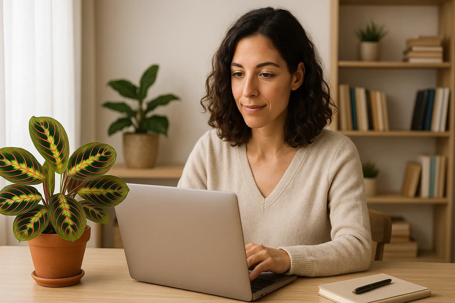 Maranta no Feng Shui - Cores vibrantes purificam a energia do home office