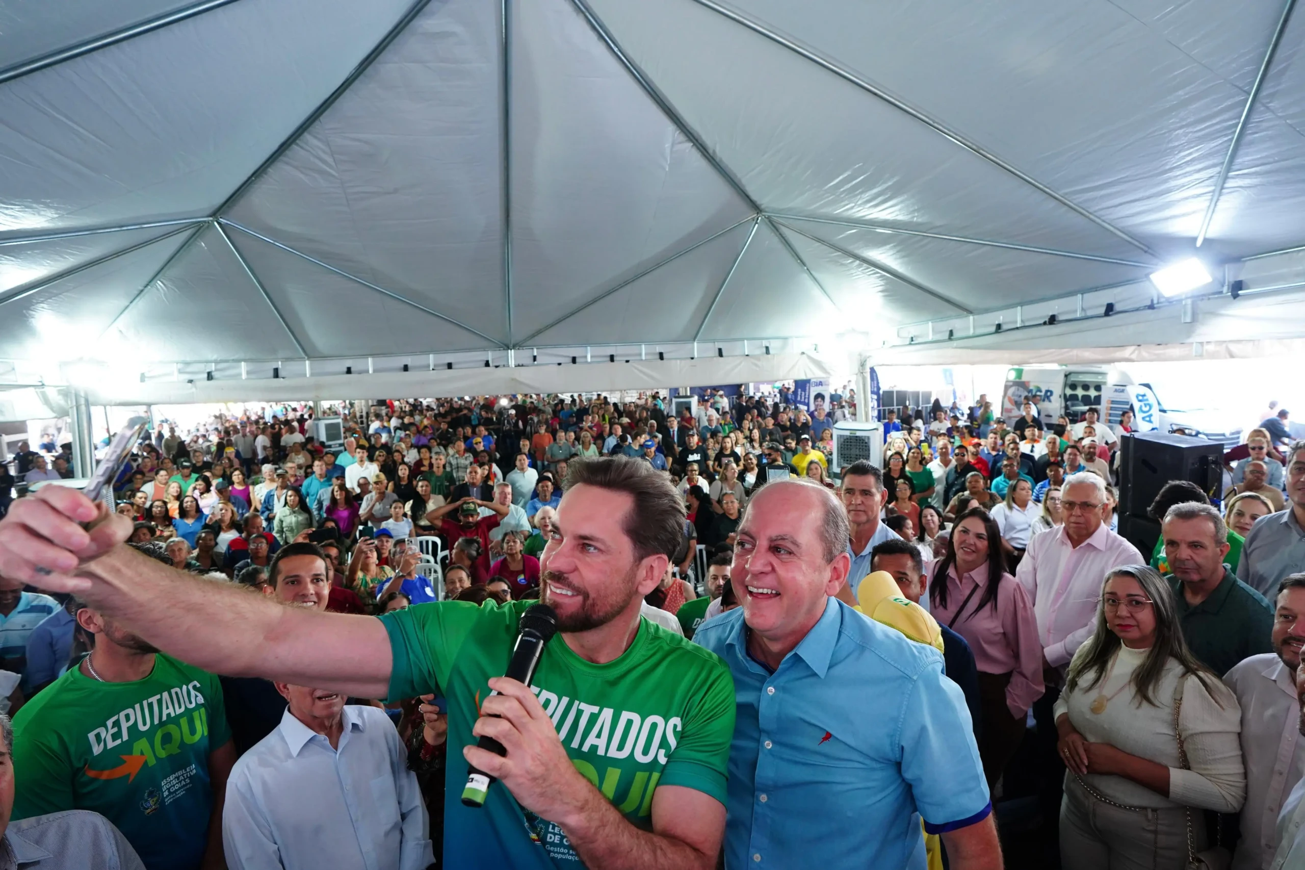 Deputados Aqui em Itumbiara. Foto: Thalita Camargo