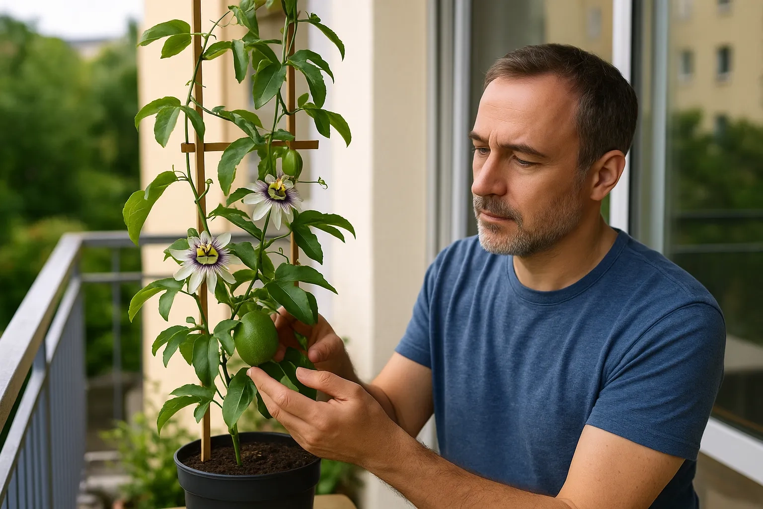 Passiflora - 5 dicas para frutificação abundante mesmo em vaso pequeno