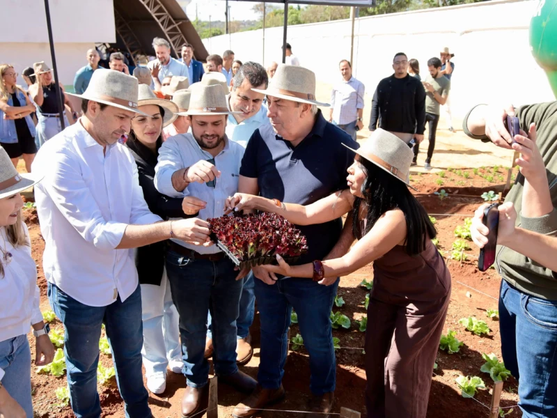 FAEG e Prefeitura de Aparecida iniciam projeto de agricultura urbana