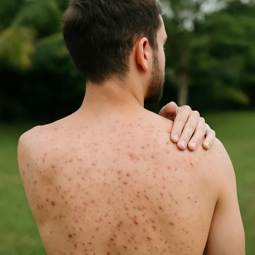 4 passos para clarear manchas de acne nas costas antes do verão