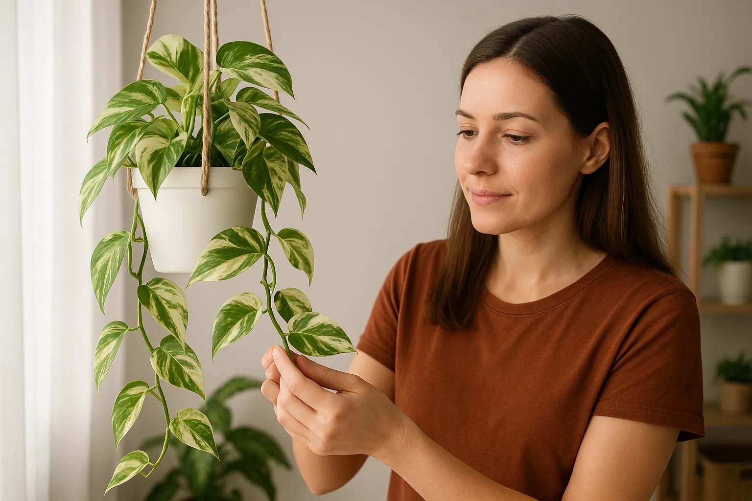 Jiboia branca em vasos pendentes 4 problemas comuns e como resolver rápido
