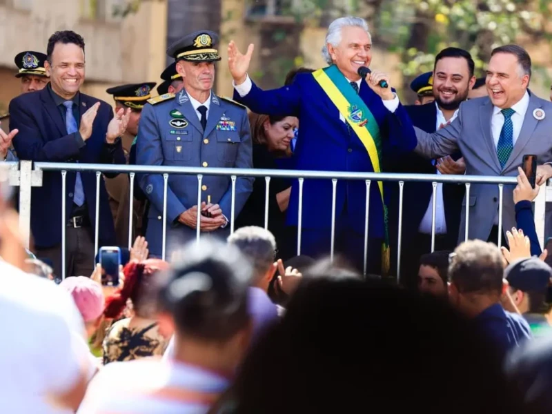 Caiado fez última participação como governador Fotos Secom Goiás