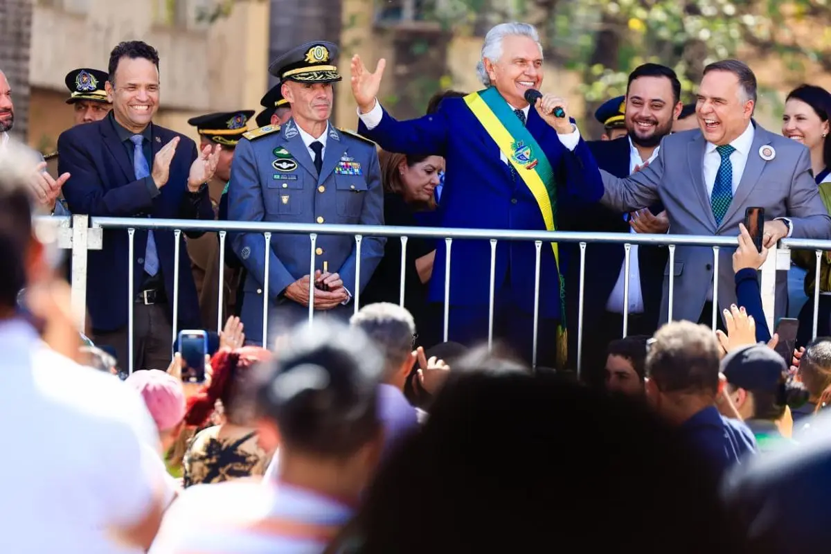 Caiado fez última participação como governador Fotos Secom Goiás