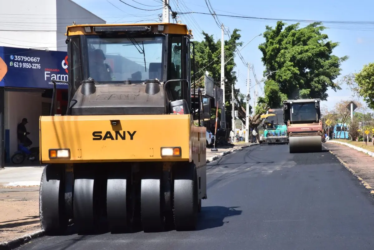 Obras da 5ª etapa estão em andamento - Foto Secom Aparecida de Goiânia